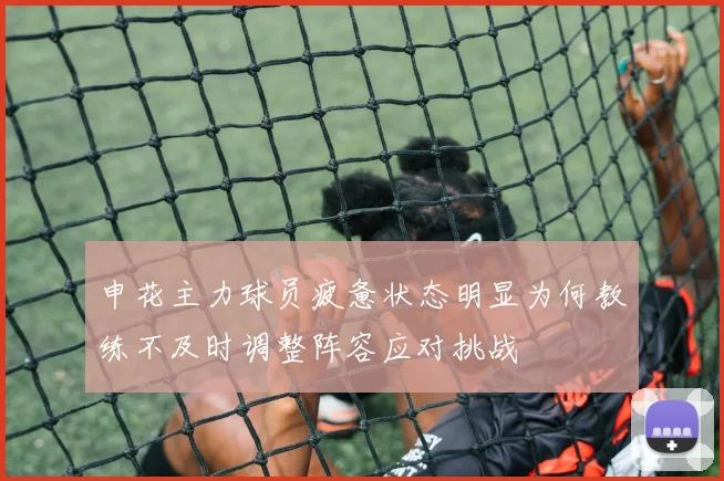 申花主力球员疲惫状态明显为何教练不及时调整阵容应对挑战